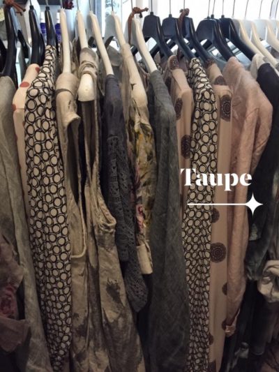 Taupe and Cream