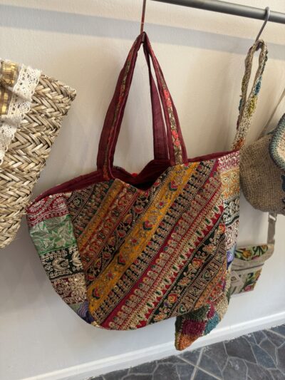 Embroidered Sari Bag