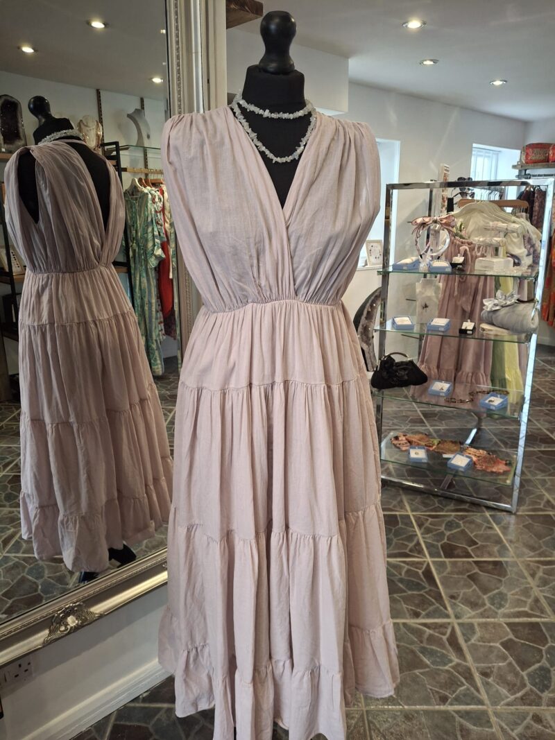 Grecian Dress  - Blush Pink