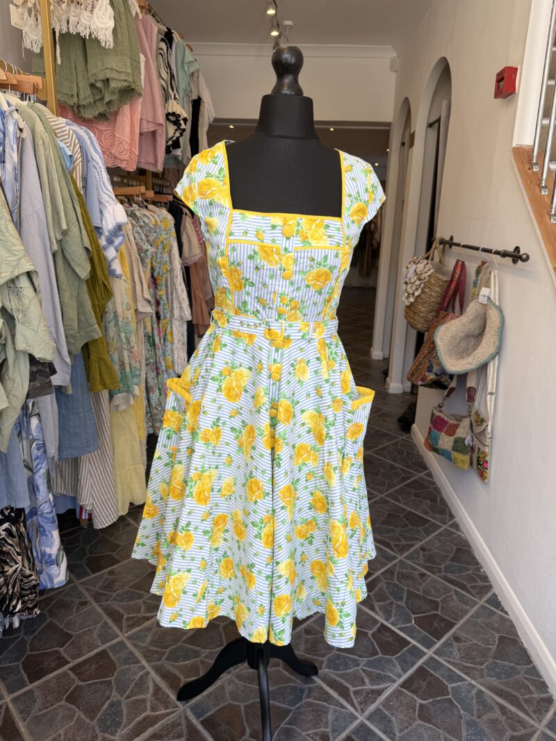 Kelcey Floral Vintage Dress - Image 4